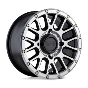Black Rhino Powersports – LA PAZ UTV – Black – 14″x7″ 36mm – Summer Wheels – 1470LPZ364110F80